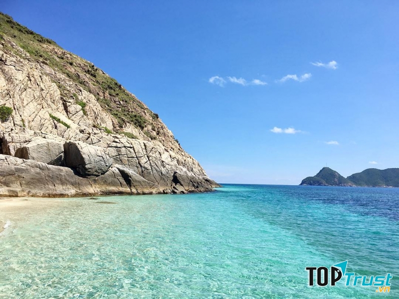 Cảnh thiên nhiên hữu tình của bãi Đầm Trầu