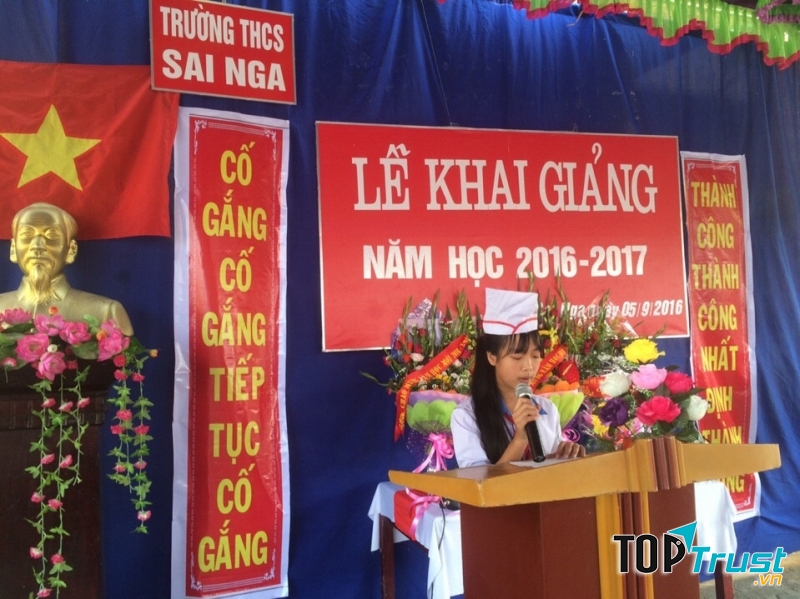 Bài phát biểu khai giảng năm học mới của học sinh THCS (số 1)