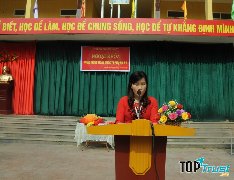 Bài phát biểu 8/3 của hiệu trưởng