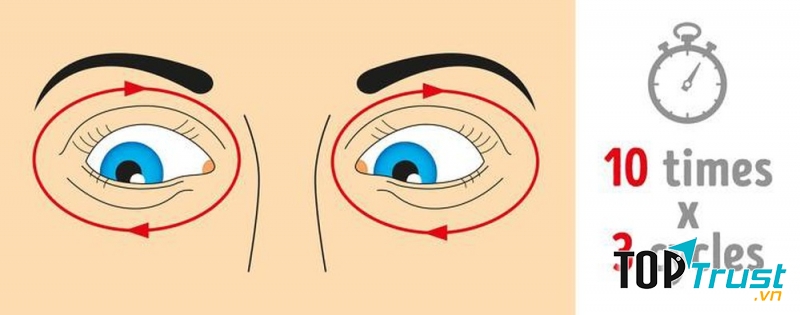 Bài tập xoay tròn mắt