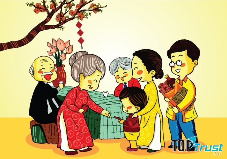 Bài thơ chúc tết cho trẻ mầm non: Chúc tết