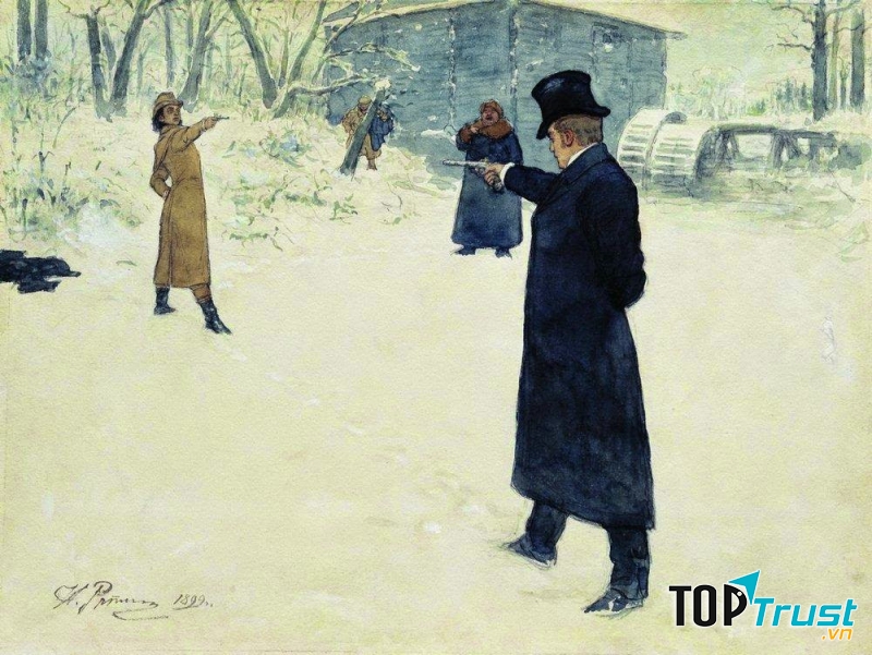 Ảnh chân dung đại thi hào Nga - Pushkin
