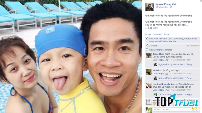 Gia đình hạnh phúc của nhà thơ