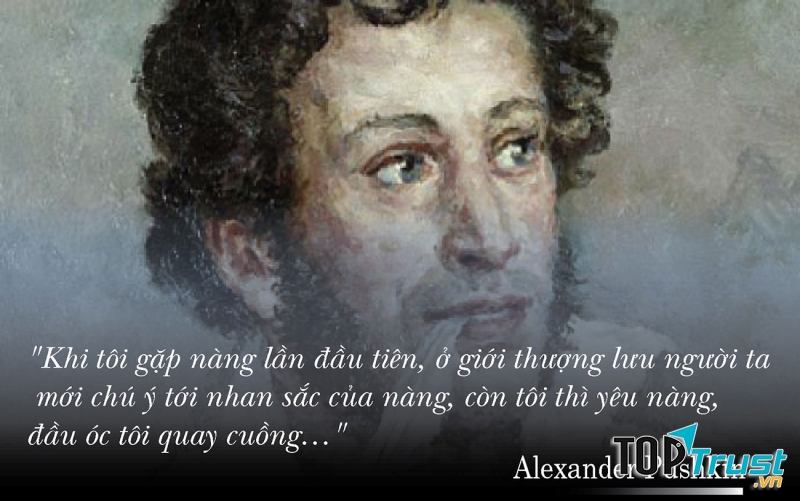 Ảnh chân dung đại thi hào Nga - Pushkin