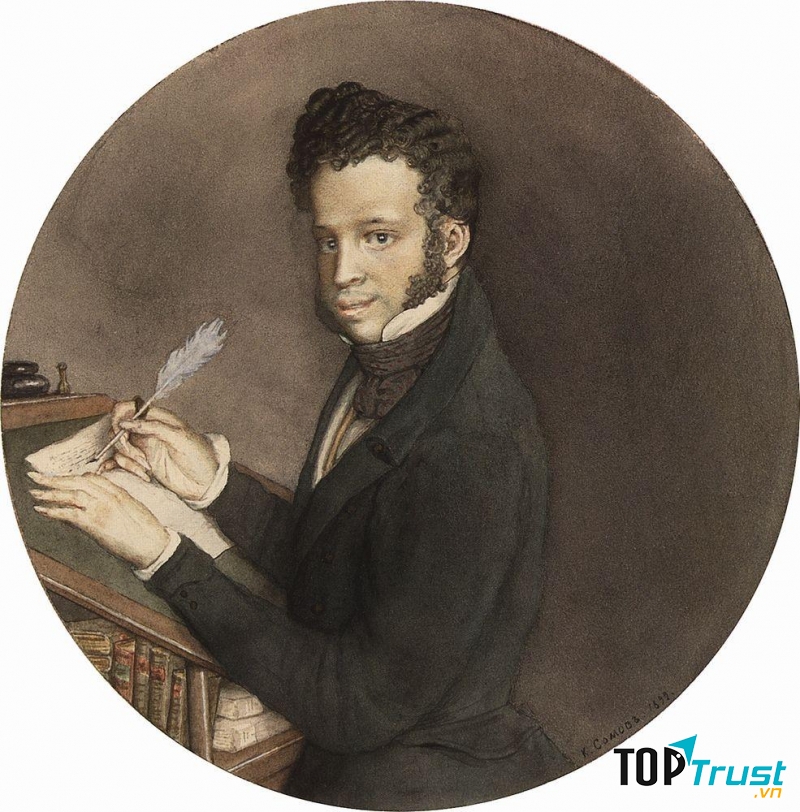 Ảnh chân dung đại thi hào Nga - Pushkin