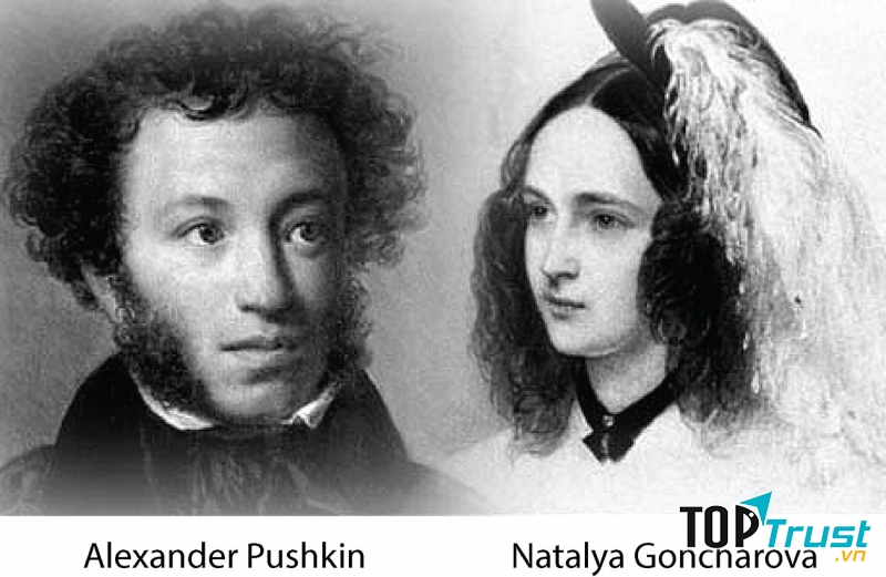 Ảnh chân dung đại thi hào Nga - Pushkin