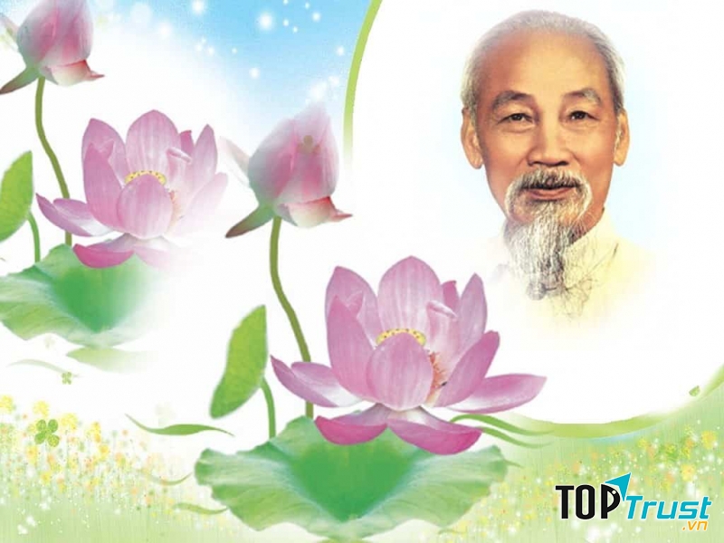 Ảnh chân dung bác Hồ (nguồn Internet)