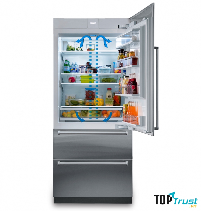 Cứ mỗi khi mở tủ lạnh ra là nó lại sáng và nó cũng tự động tắt đi khi đóng tủ lạnh lại.