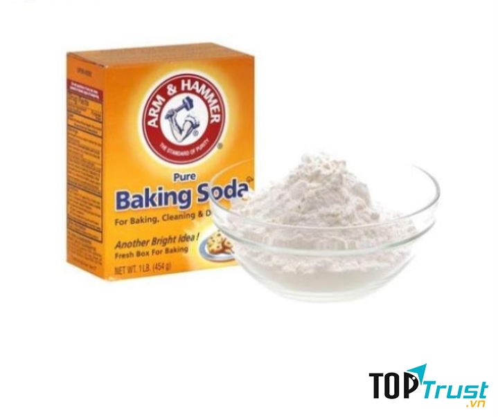 Backing soda giúp trị thâm môi