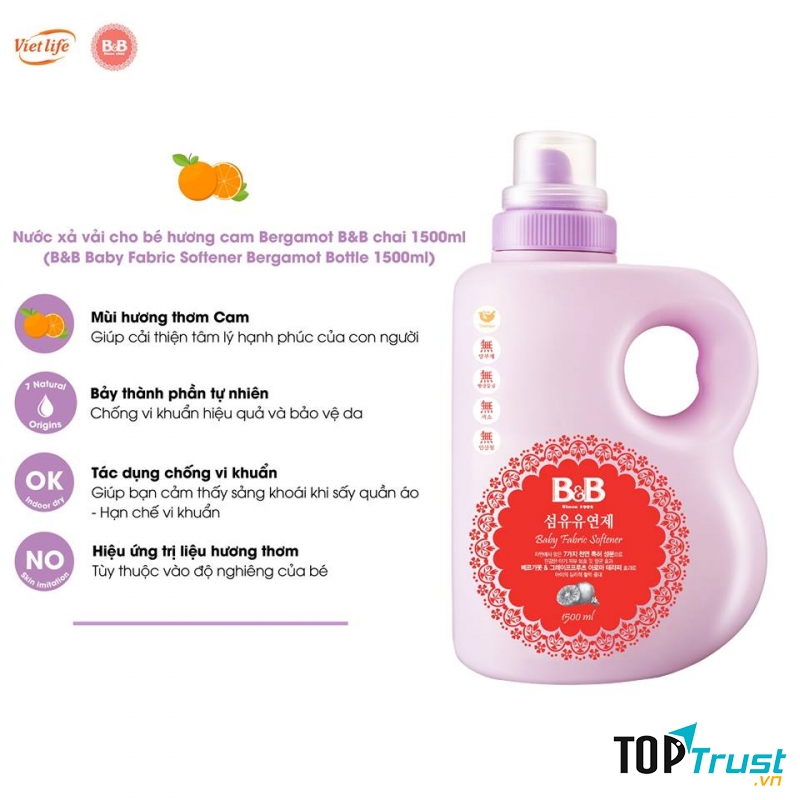 B&B Baby Laundry Detergent Bottle