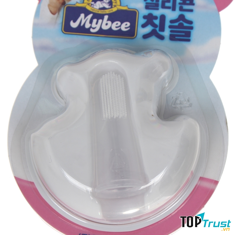 Được làm bằng chất liệu 100% silicone mềm mại, không gây tổn thương cho răng và nướu của bé