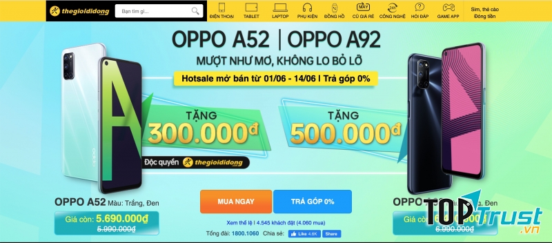 Bán độc quyền tại Thế Giới Di Động