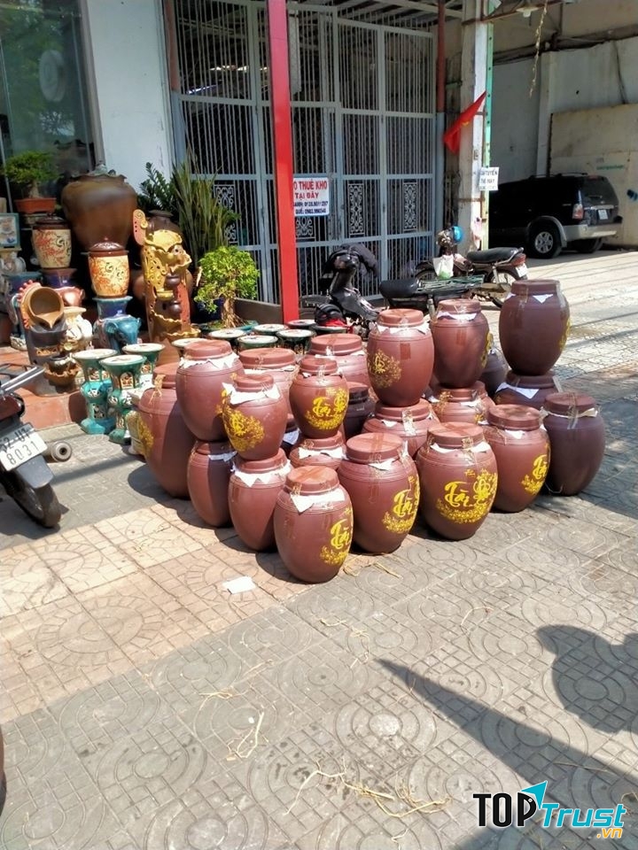 Bán hũ đựng gạo gốm, sứ, sành Bát Tràng TP. HCM