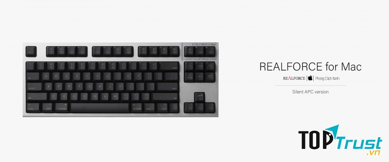 Bàn phím cơ Realforce R2 Silent APC for Mac