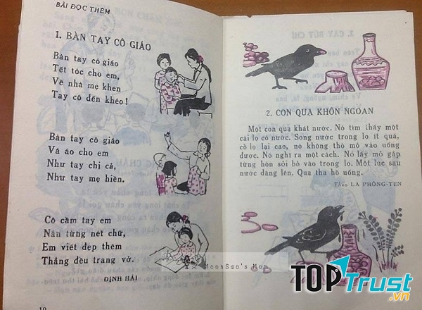 Bàn tay cô nhẹ nhàng.