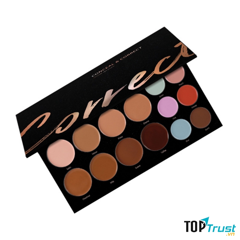 Bảng Che Khuyết Điểm Và Chỉnh Màu Chuyên Nghiệp Vacosi 20CC 20 Ô