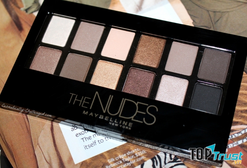 12 bảng màu của The Nudes Palette sẽ cho bạn gái nhiều sự lựa chọn phong cách cho mình.