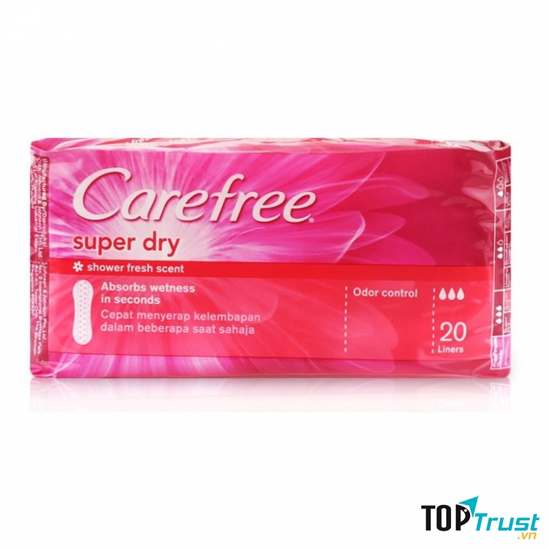 BVS hàng ngày Carefree Siêu thấm 15,6cm (40 miếng)