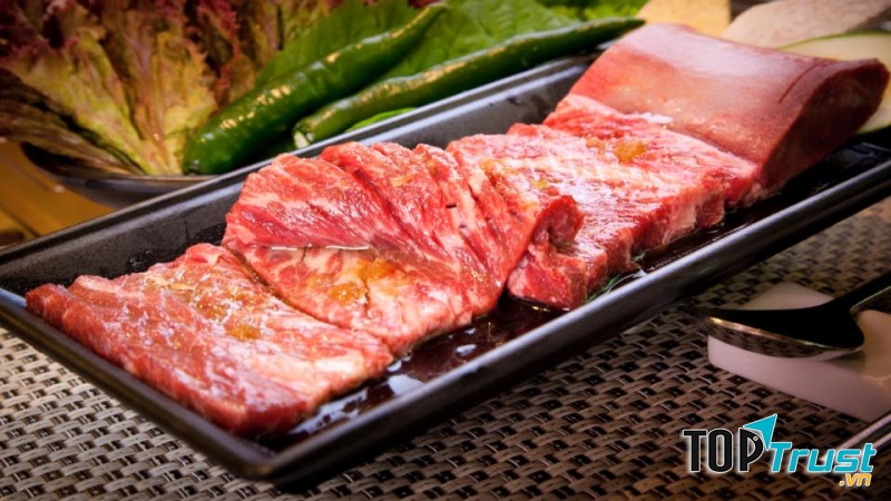 Thịt ướp sốt nướng