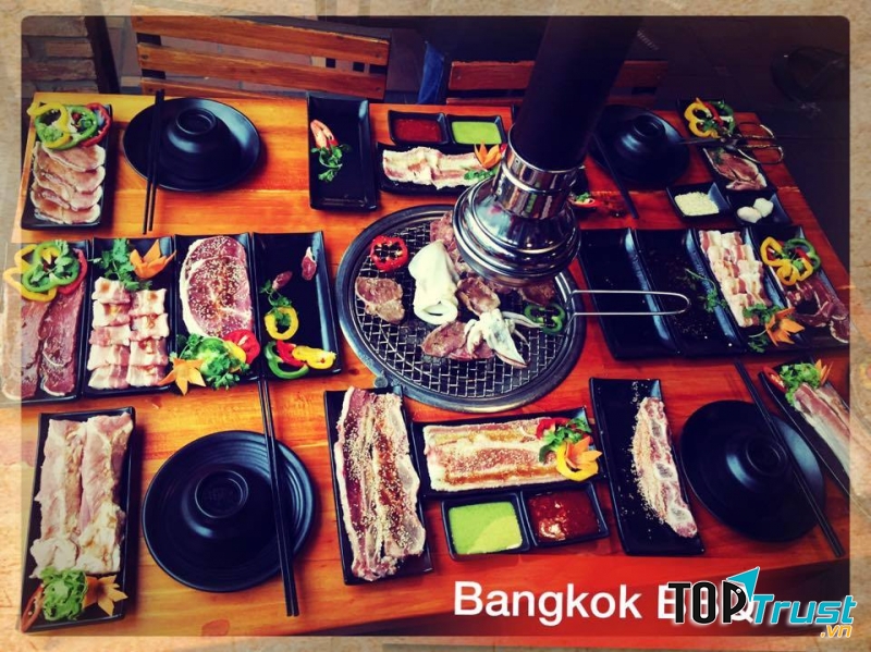 Bàn nướng hấp dẫn tại Bangkok BBQ