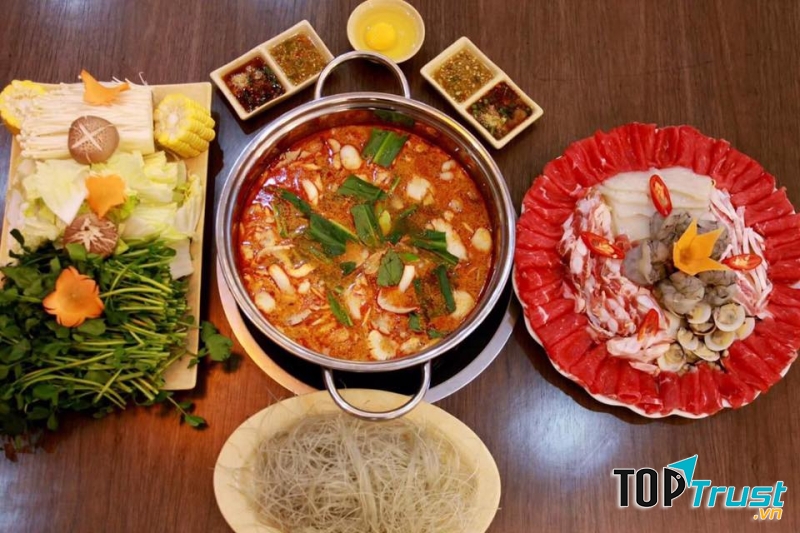 Buffet ngon, hấp dẫn tại nhà hàng