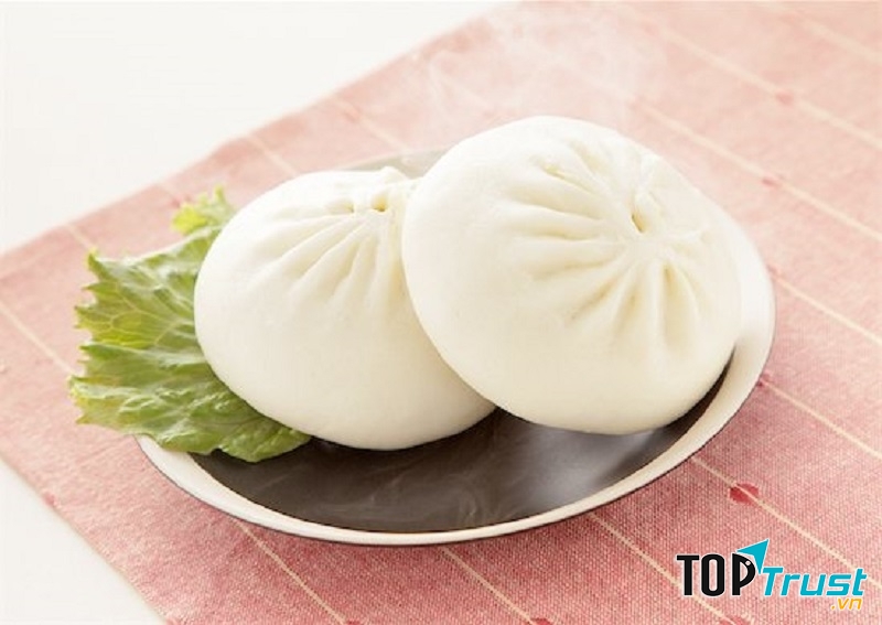 Bánh bao nhân thịt thơm ngon.