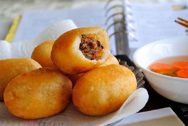 Bánh bao chiên, bánh gối,...siêu hấp dẫn