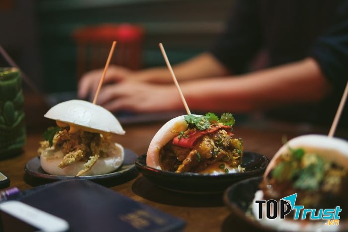 Món bánh bao thơm ngon, lạ mắt