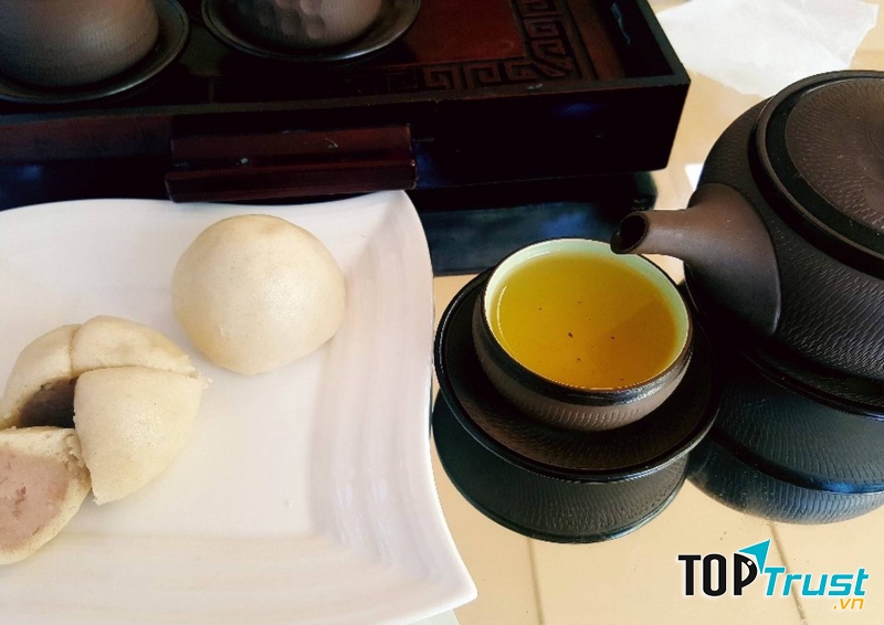 Bánh bao khoai môn