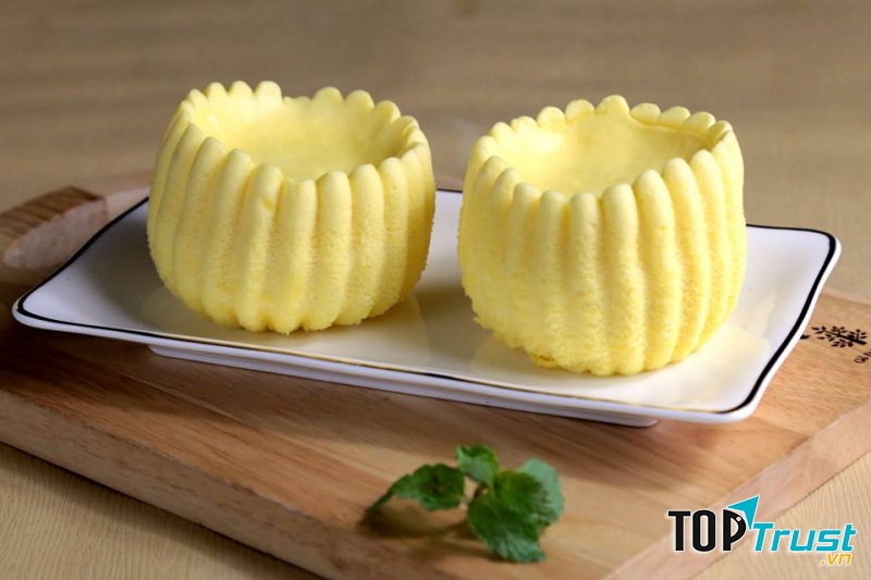 bánh bông lan hấp hình thù đẹp mắt