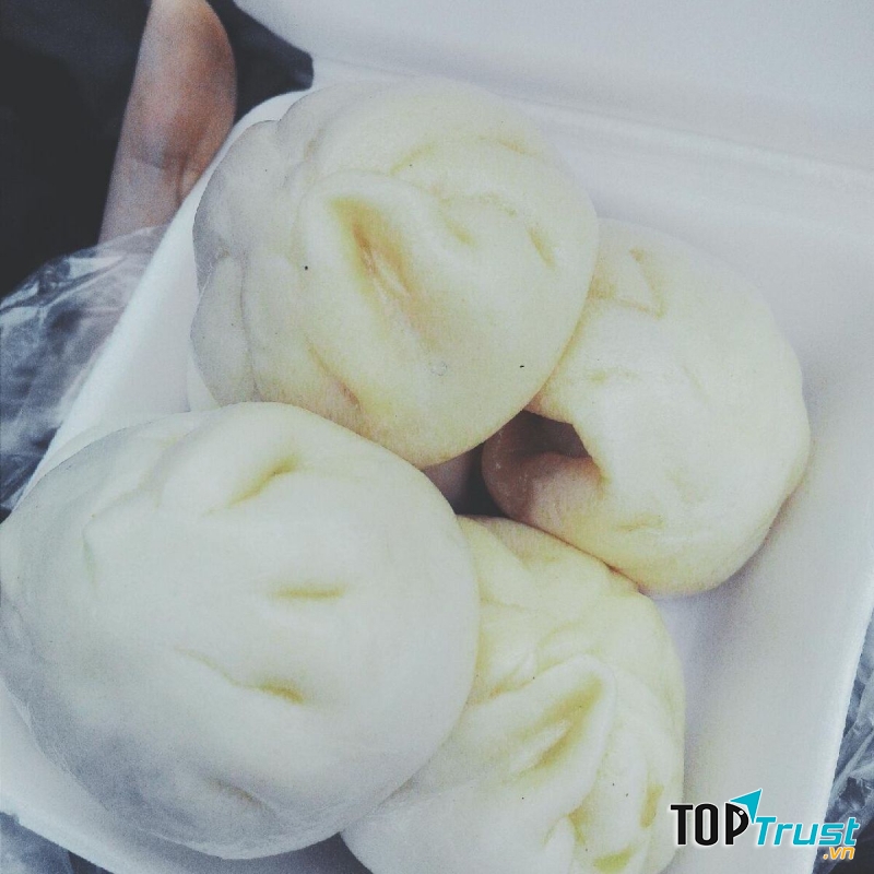 Bánh bao tí hon chợ Nghĩa Tân