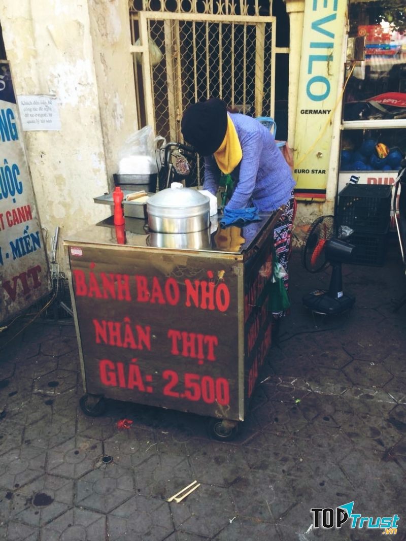 Bánh bao tí hon Chợ Nghĩa Tân