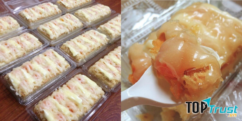 Bông lan trứng muối tại đây nhận được rất nhiều lời khen của khách