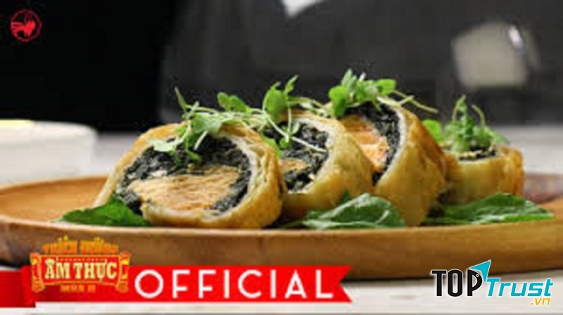 Bánh cải bó xôi cá hồi