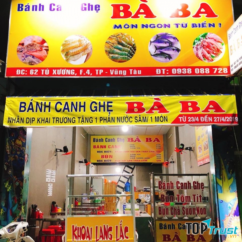 Bánh canh ghẹ Bà Ba