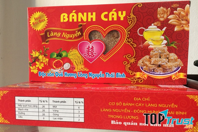 Bánh cáy - làng Nguyễn
