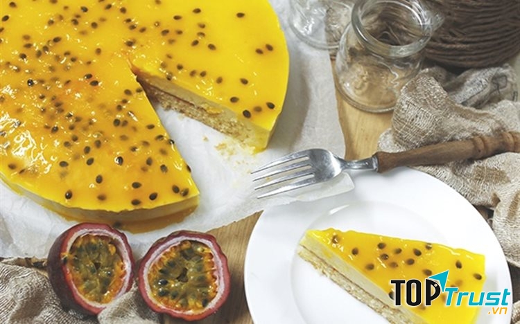 Bánh cheesecake chanh dây