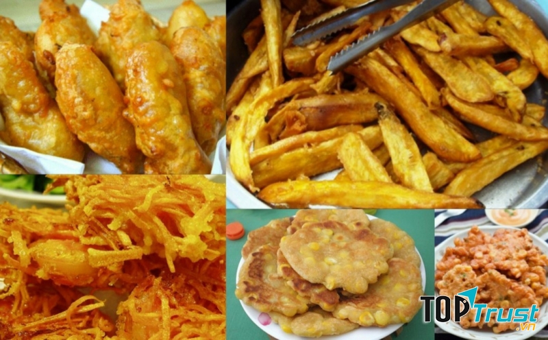 Bánh chuối, bánh khoai – 5.000đ/chiếc