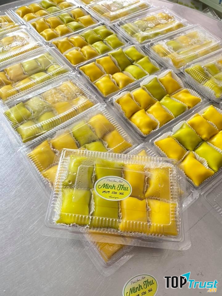 Bánh crepe sầu riêng