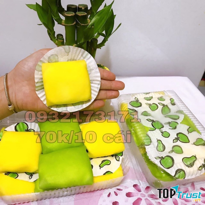 Bánh crepe sầu riêng