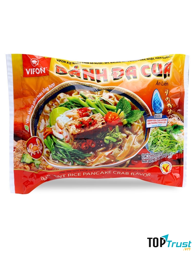 Hình quảng cáo Bánh Đa Cua Vifon