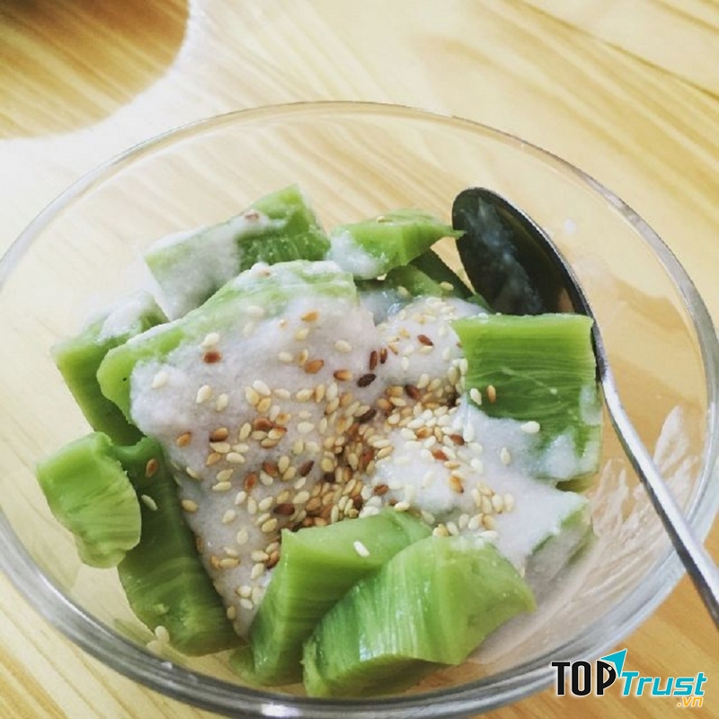 Với màu xanh mát mắt chỉ nhìn thôi đã ứa nước miếng rồi