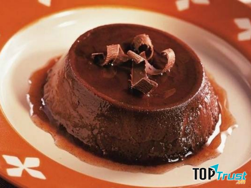 Bánh Flan socola mềm béo