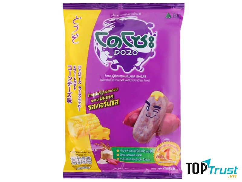 Bánh gạo vị phô mai bắp khoai lang Dozo