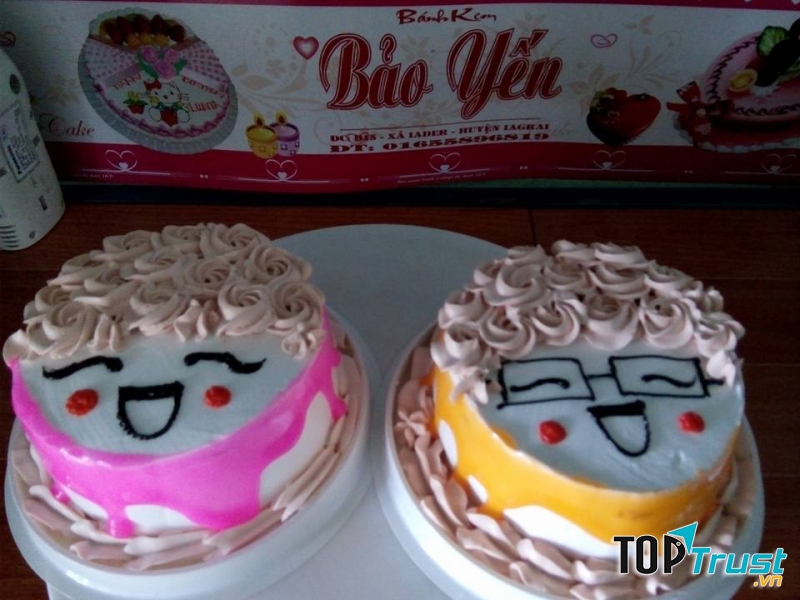Sản phẩm bánh kem của tiệm bánh Bảo Yến