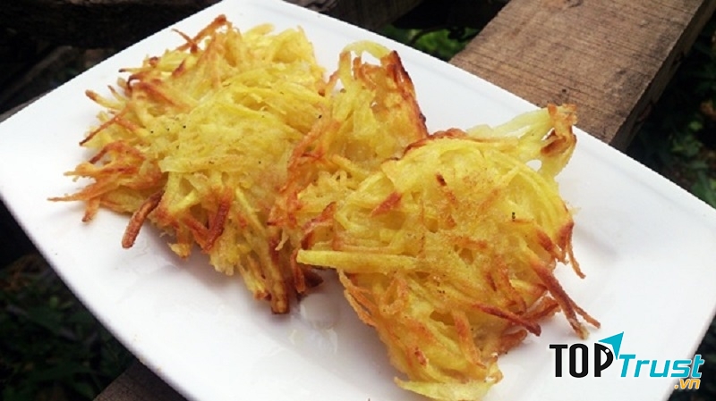 Bánh khoai ngon, giòn cực hấp dẫn