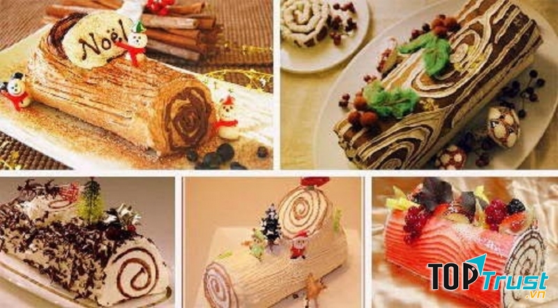 Những chiếc bánh khúc cây ngộ nghĩnh