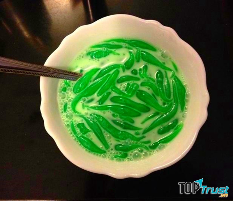 Món bánh lọt nồng nàn hương dứa