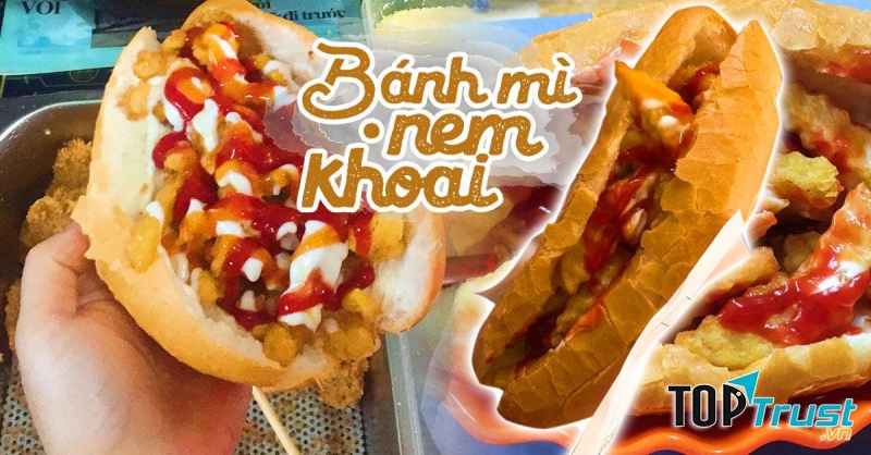 Bánh mì nem khoai