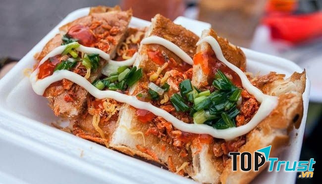 Bánh mì nướng muối ớt